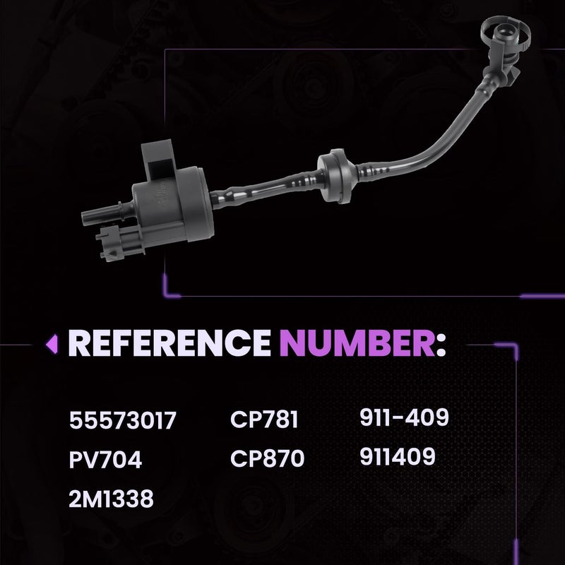 Pnkauto 55573017 Vapor Canister Purge Valve Compatible with Cruze 1.4L L4 2012-2015, Sonic 1.4L L4 2012-2020, Trax 1.4L L4 2013-2021, Encore 1.4L L4 2013-2021, Vent Purge Control Valve Replaces# 911-409,PV704 - Image 3